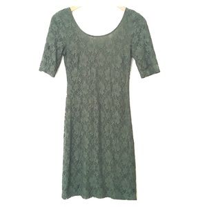 Banana Republic Green Lace Dress